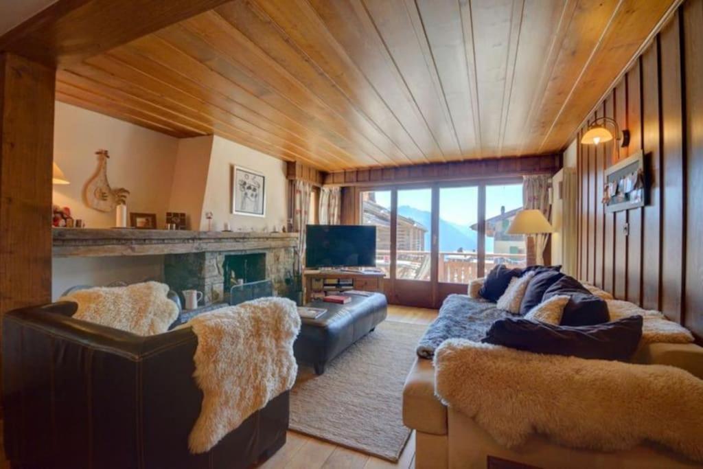 Ski-In, Chalet-Style Appt Central Verbier - 1 Min Walk To Lift Buitenkant foto